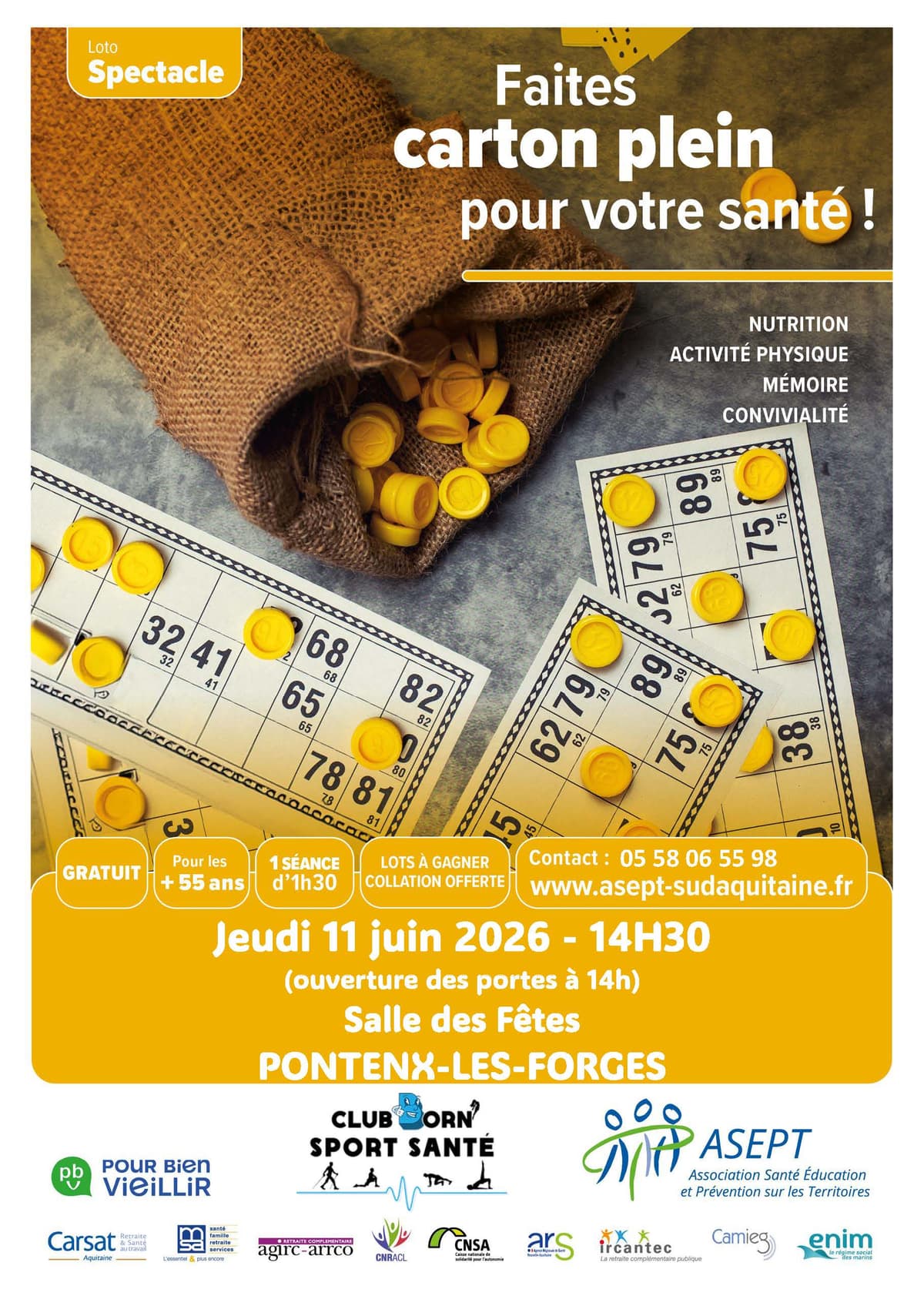 Illustration de l'événement : Loto Spectacle gratuit