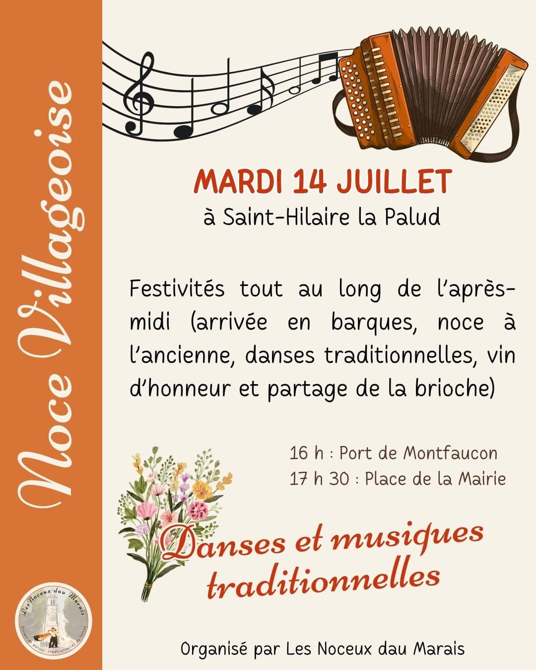 Illustration de l'événement : Noce villageoise à Saint-Hilaire-la-Palud