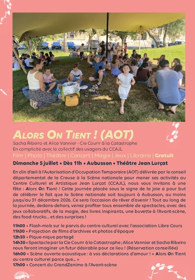 Illustration de l'événement : Alors on tient! (AOT)
