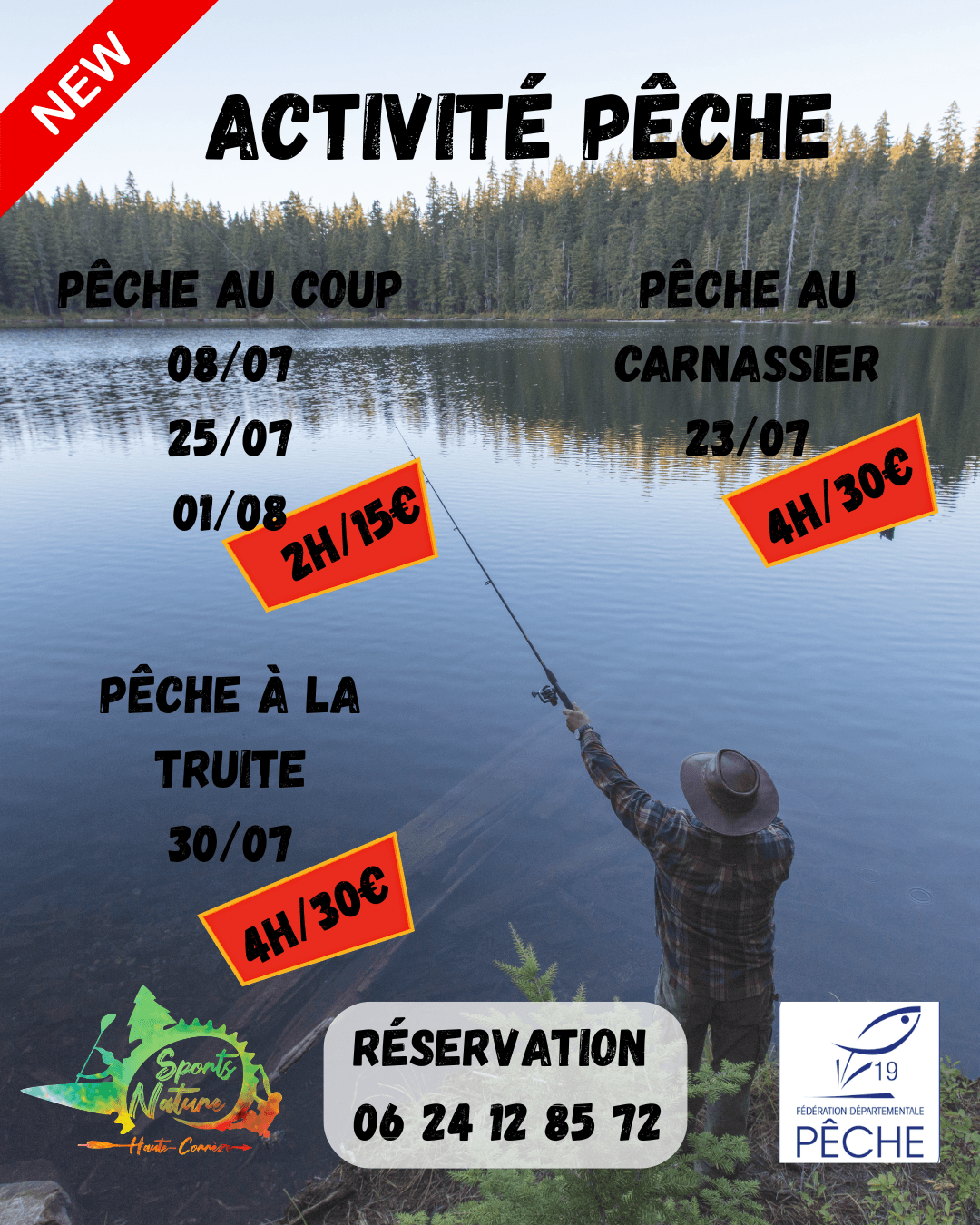 Illustration de l'événement : Activité pêche au coup