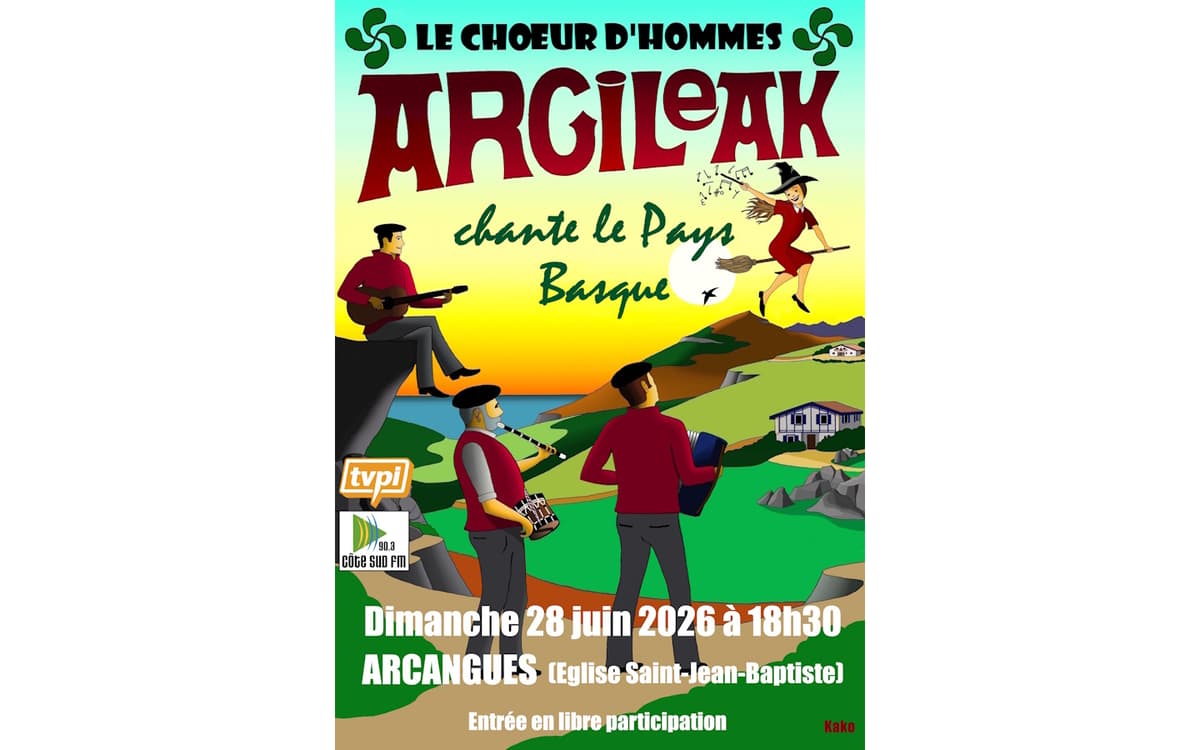 Illustration de l'événement : Concert du choeur d'hommes Argileak