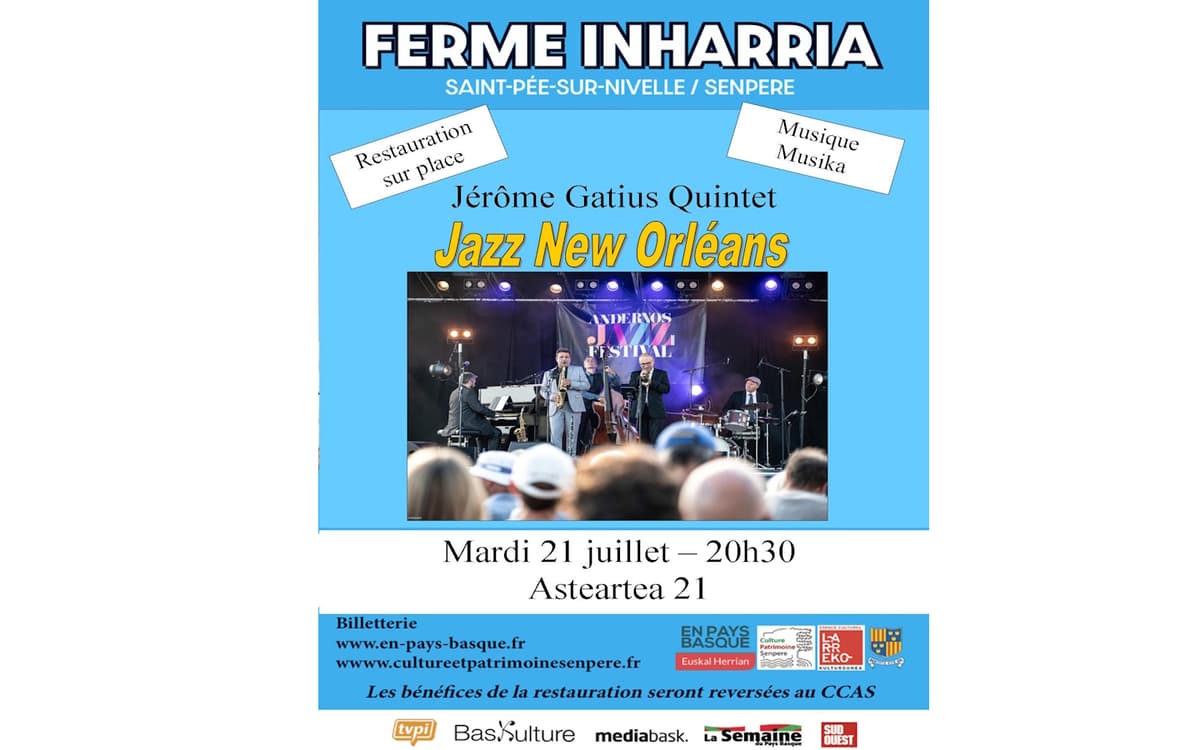 Illustration de l'événement : Concert Jazz Swing Nouvelle Orléans