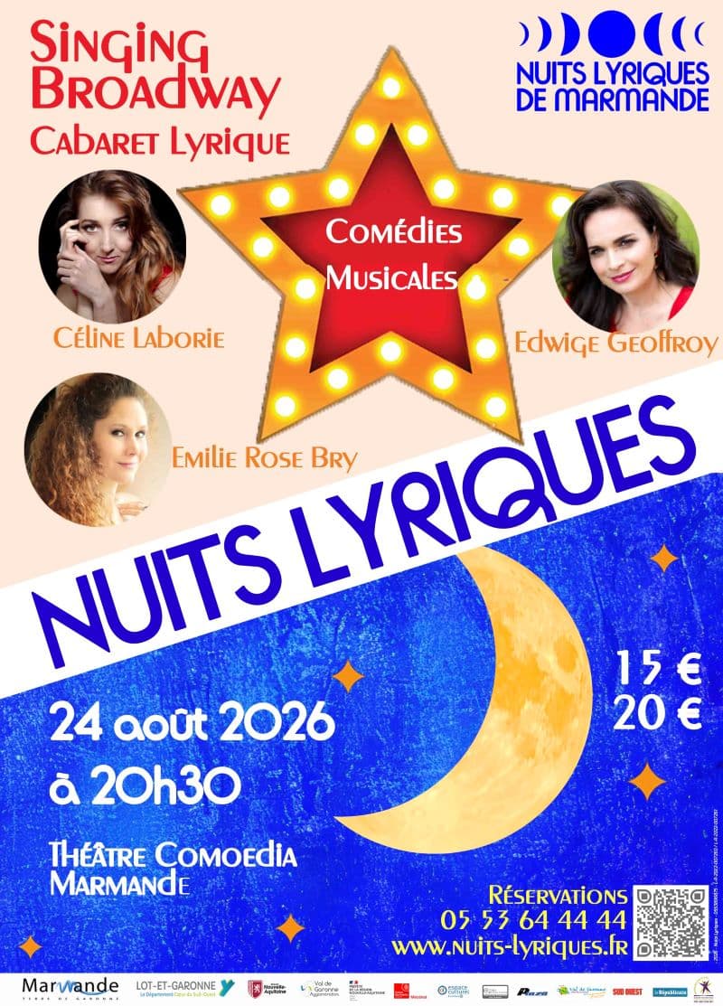 Illustration de l'événement : 38ème Festival des Nuits Lyriques - Coup de Coeur - Singing Broadway