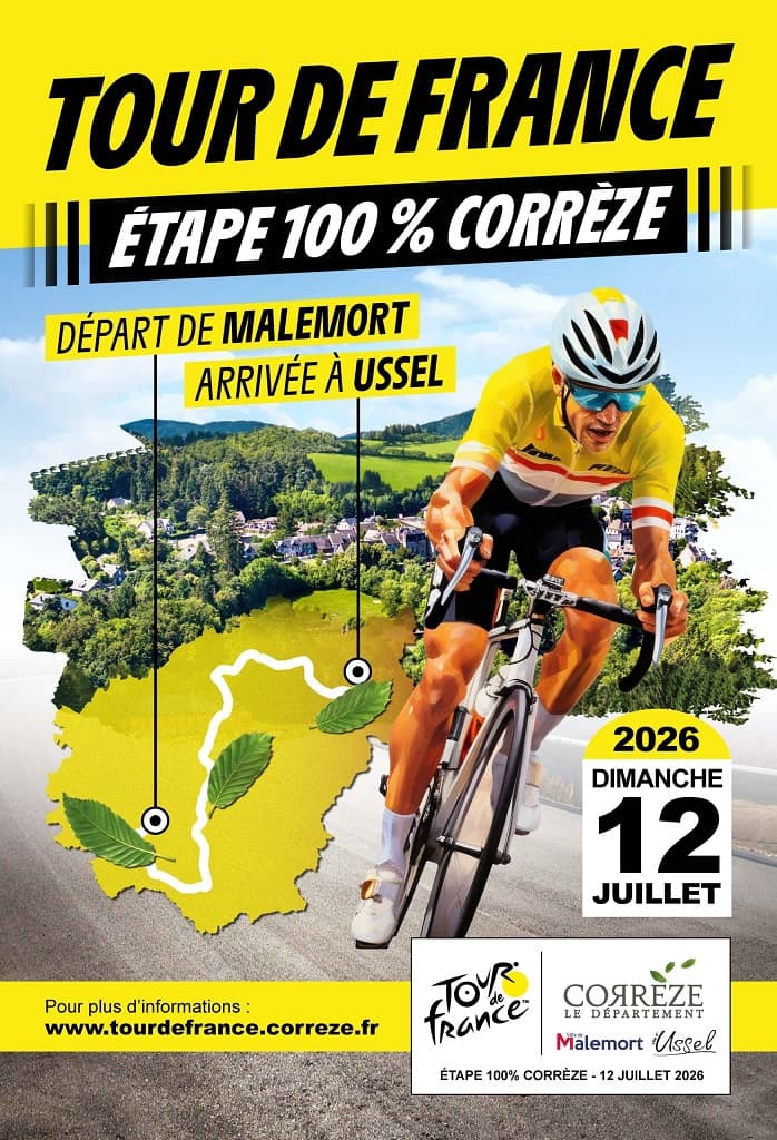 Illustration de l'événement : Tour de France 2026 : étape 100% Corrèze !