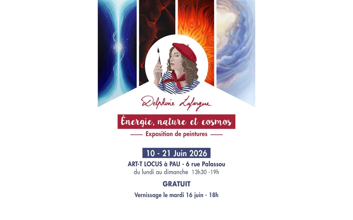 Illustration de l'événement : Exposition: Delphine Lafargue - énergie, nature et cosmos