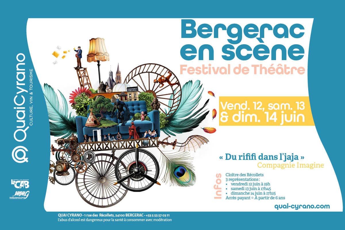 Illustration de l'événement : Bergerac en Scène | Du Rififi dans l’jaja