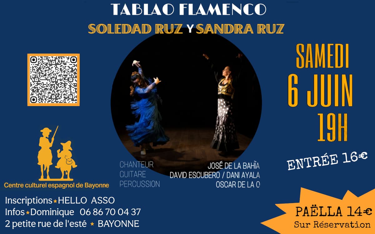 Illustration de l'événement : Tablao Flamenco: grande soirée festive