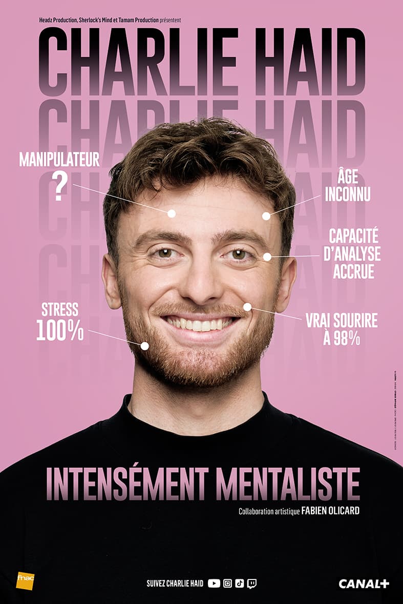 Illustration de l'événement : Charlie Haid - Intensément mentaliste