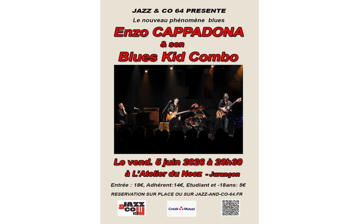Illustration de l'événement : Concert : Enzo Cappodano et son Blues Kid Combo
