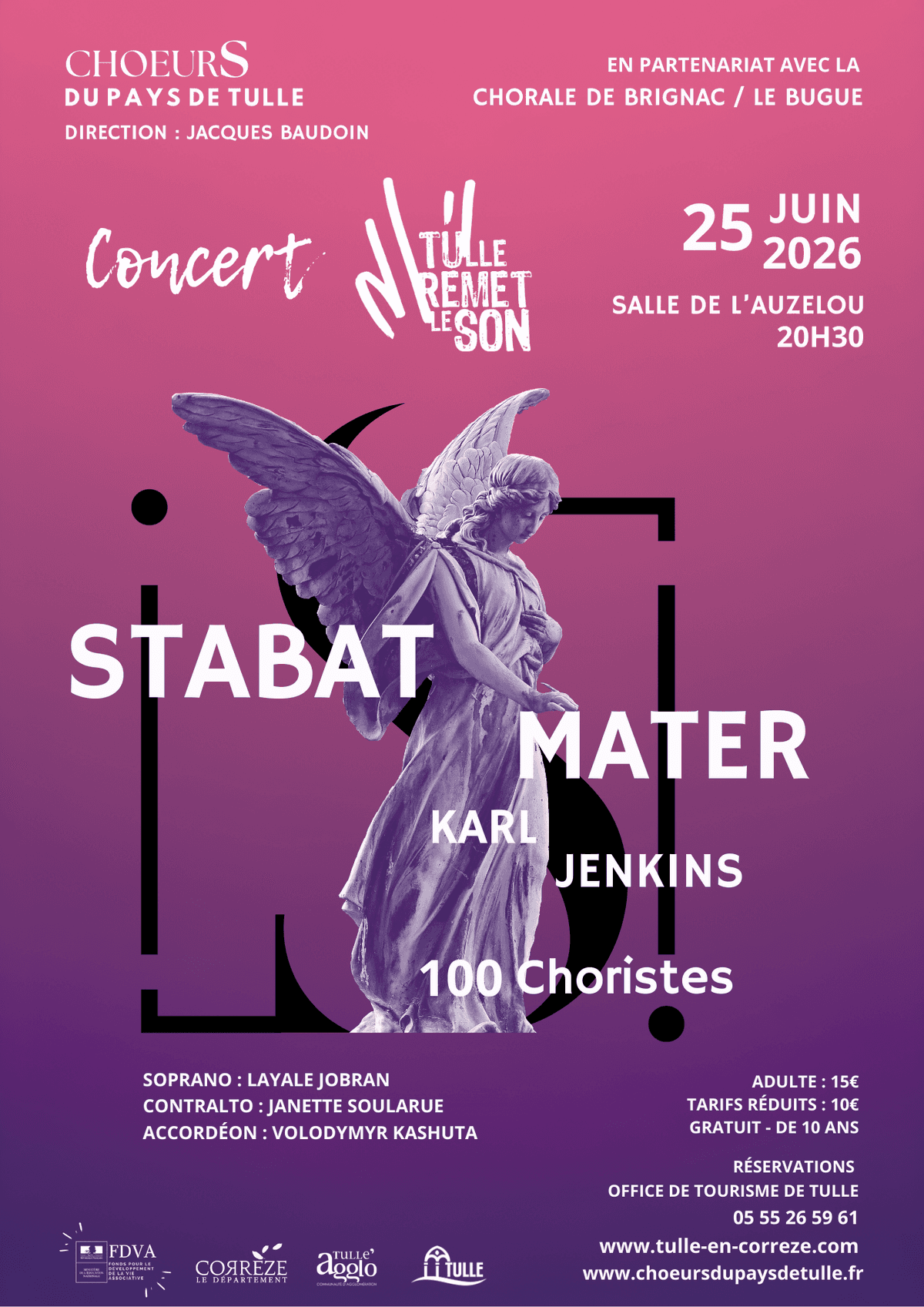 Illustration de l'événement : Festival Tulle remet le son : Stabat Mater de Karl Jenkins