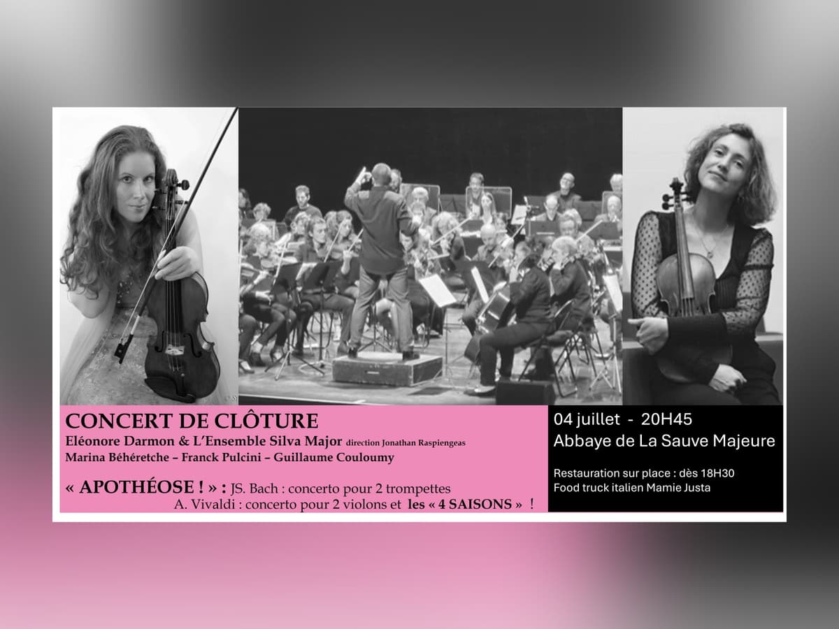 Illustration de l'événement : Concert de clôture : Eléonore Darmon & l’ensemble Silva Major – Festival Silva Major
