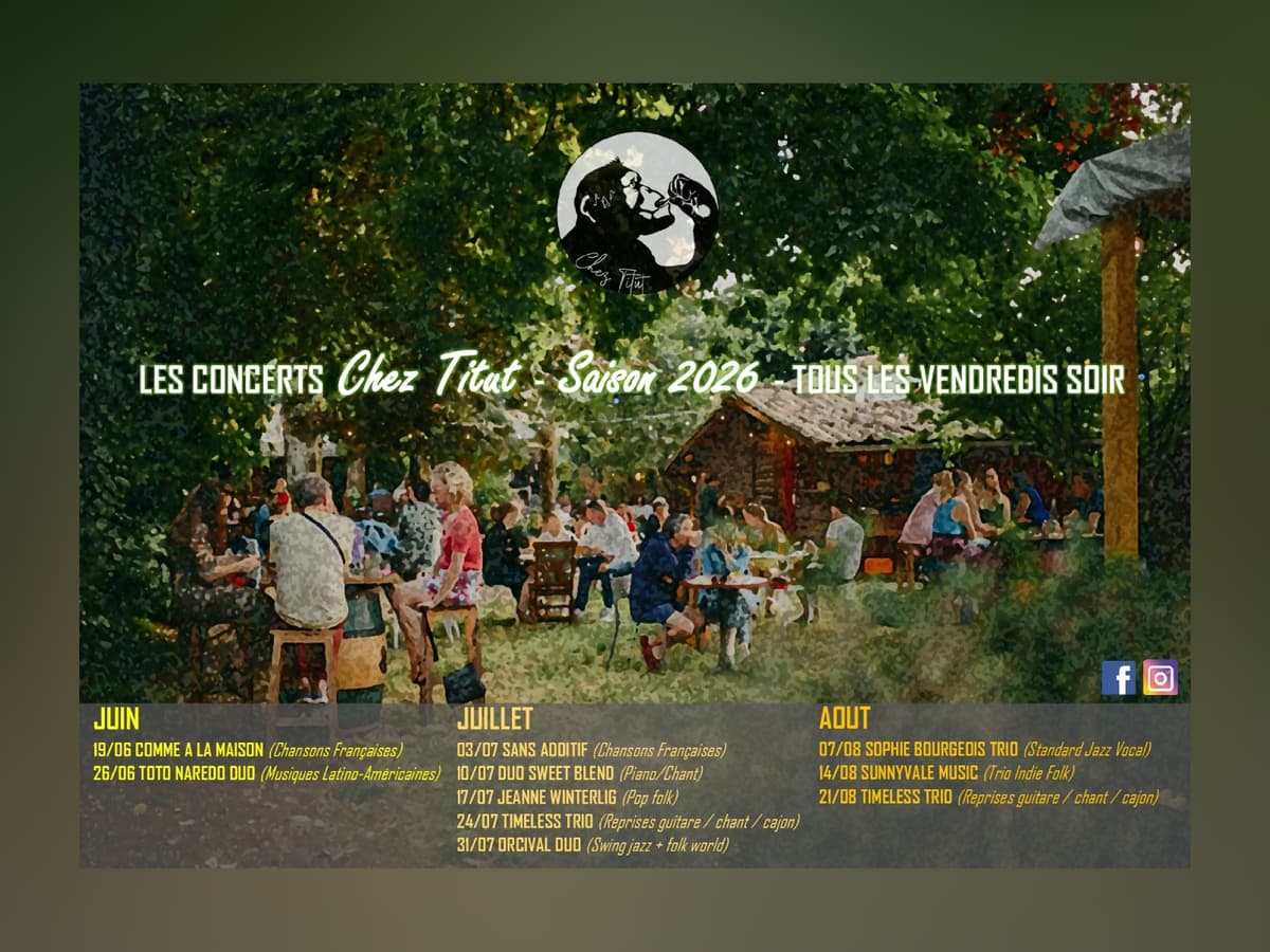 Illustration de l'événement : Concerts Chez Titut les vendredis soir
