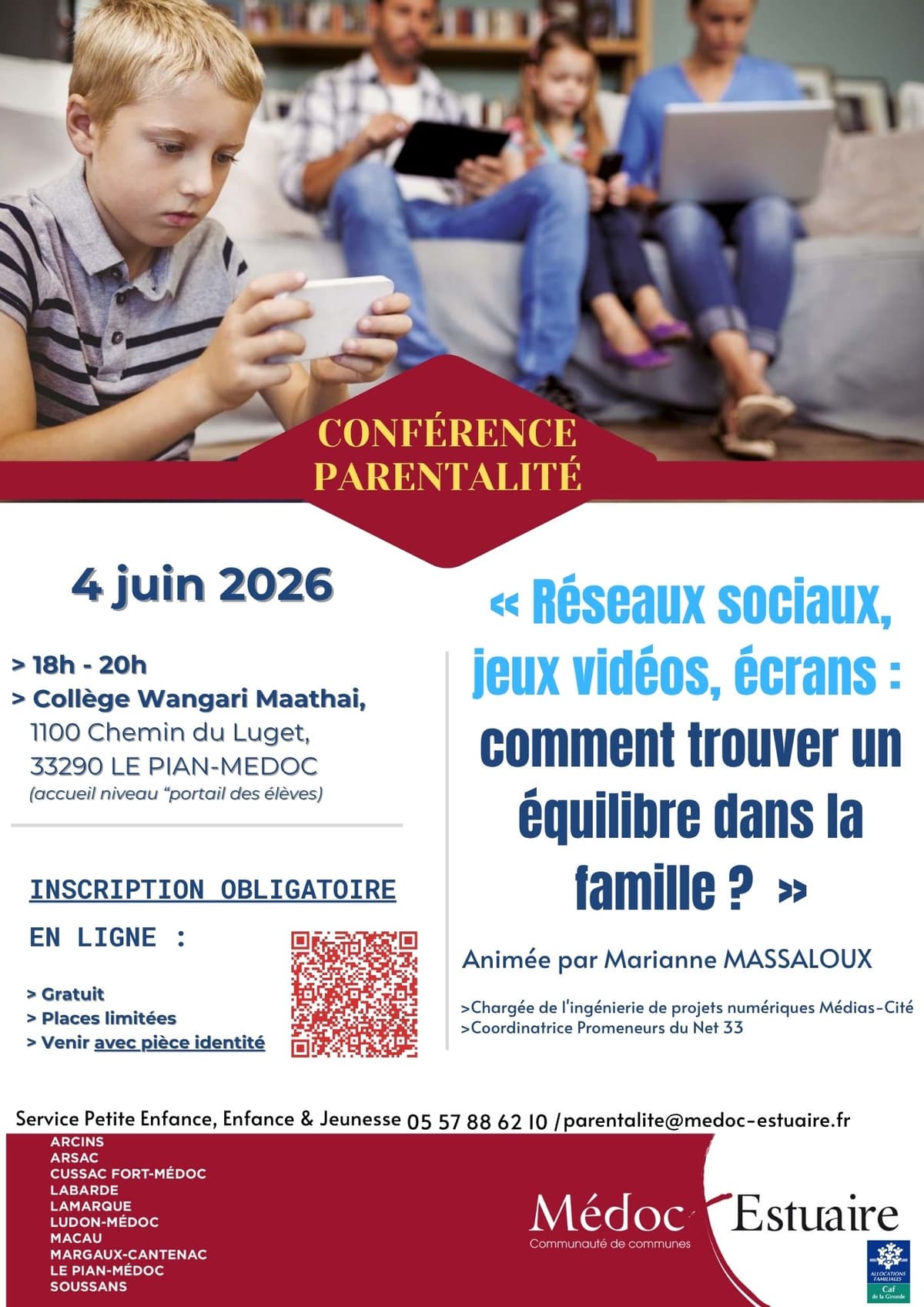 Illustration de l'événement : Conférence parentalité