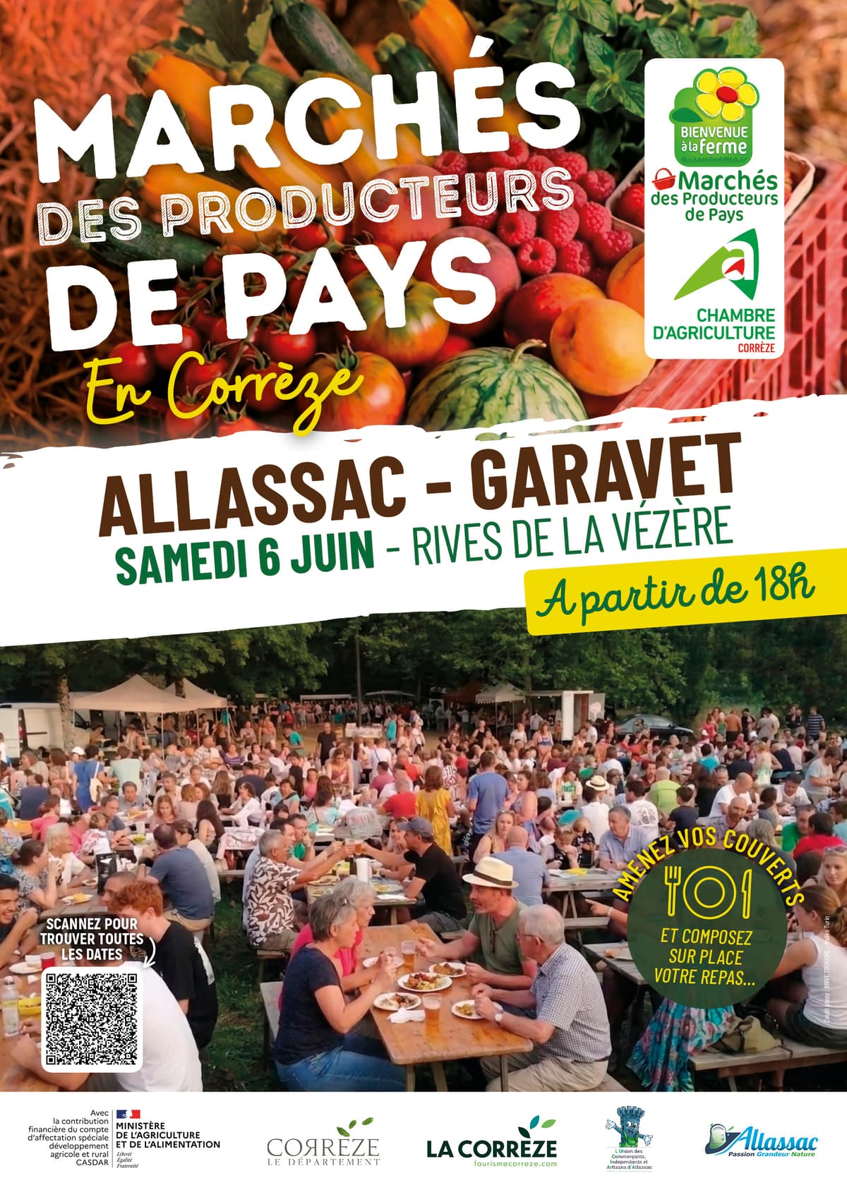 Illustration de l'événement : Marché des Producteurs de Pays de Garavet Allassac
