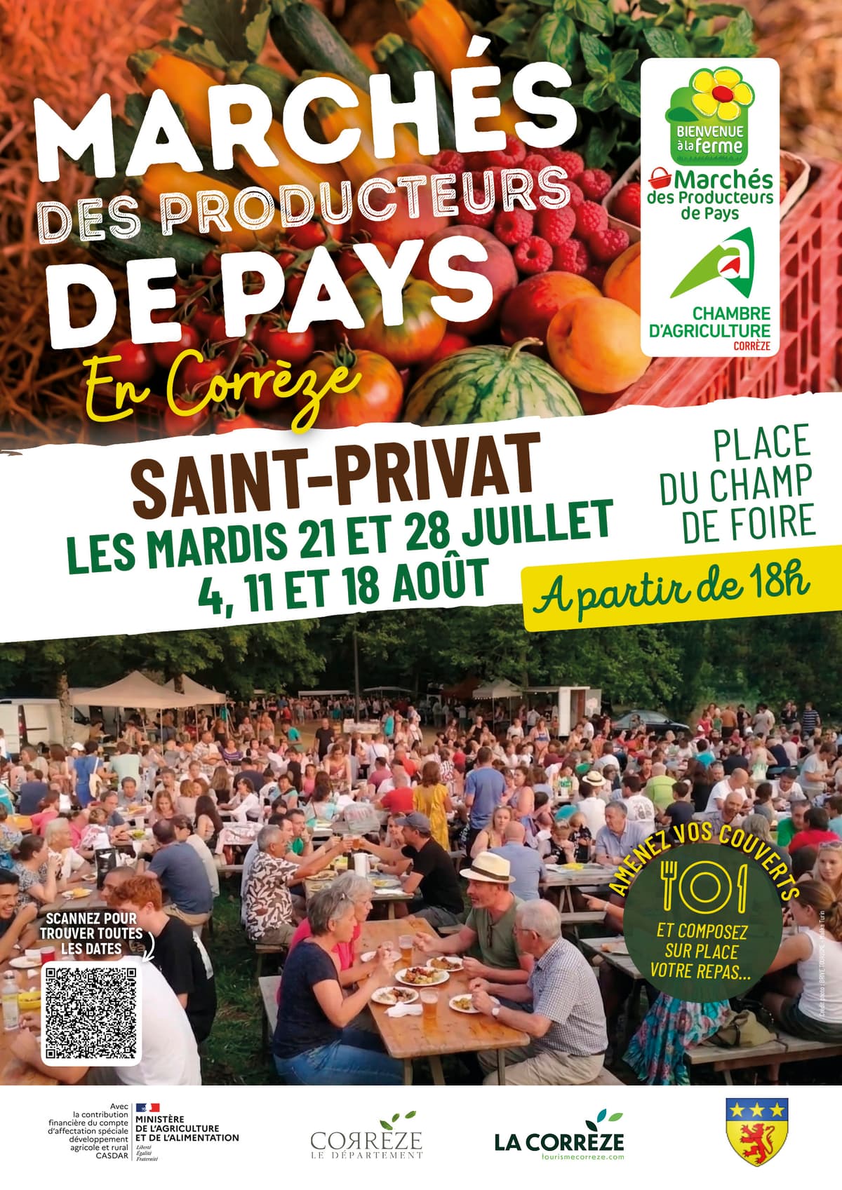 Illustration de l'événement : Marché des Producteurs de Pays de Saint Privat