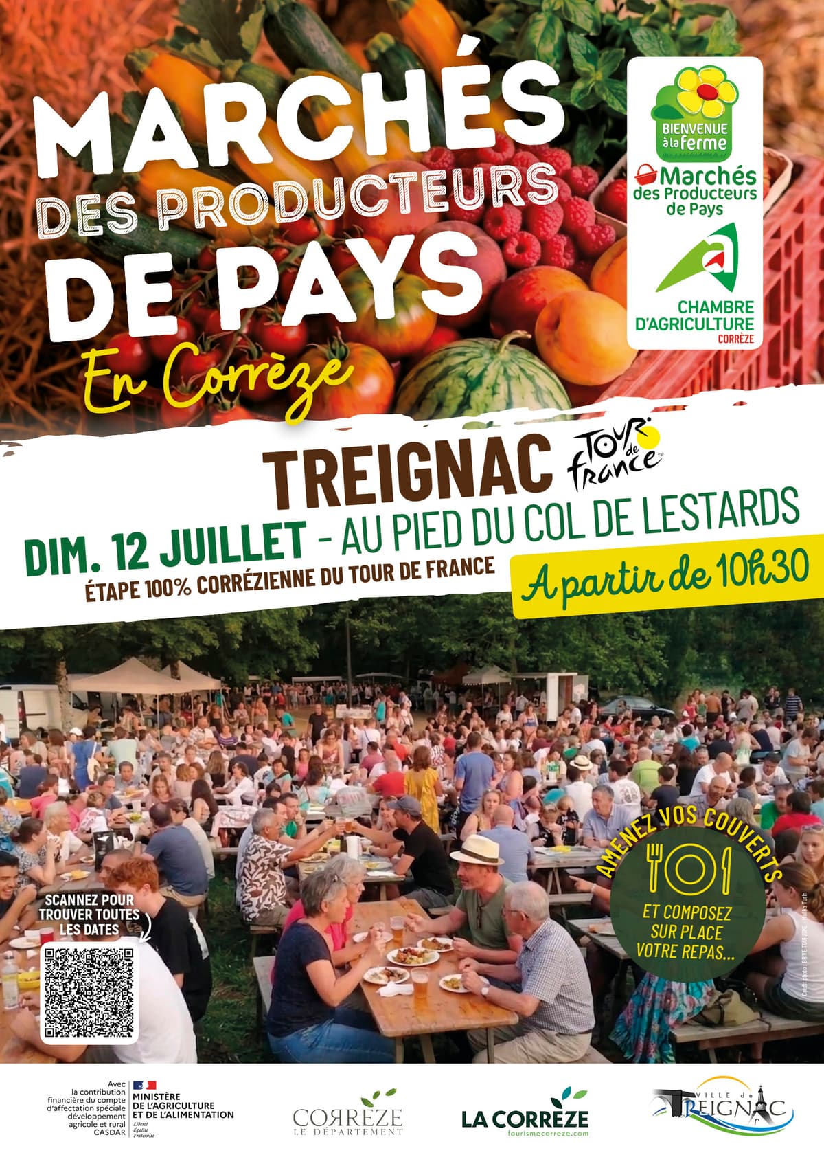 Illustration de l'événement : Marché des Producteurs de Pays de Treignac - Tour de France