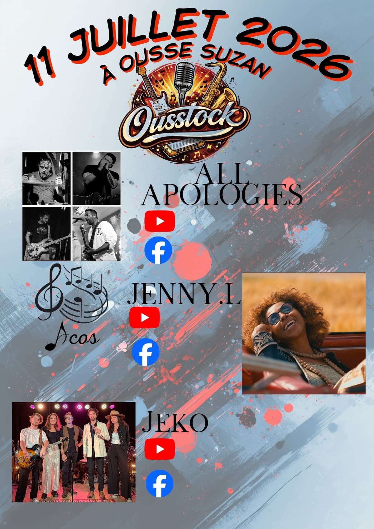Illustration de l'événement : "Ousstock" Soirée concerts à ne pas manquer !