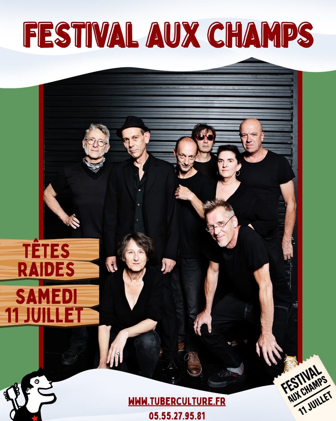 Illustration de l'événement : Festival aux champs : Têtes Raides