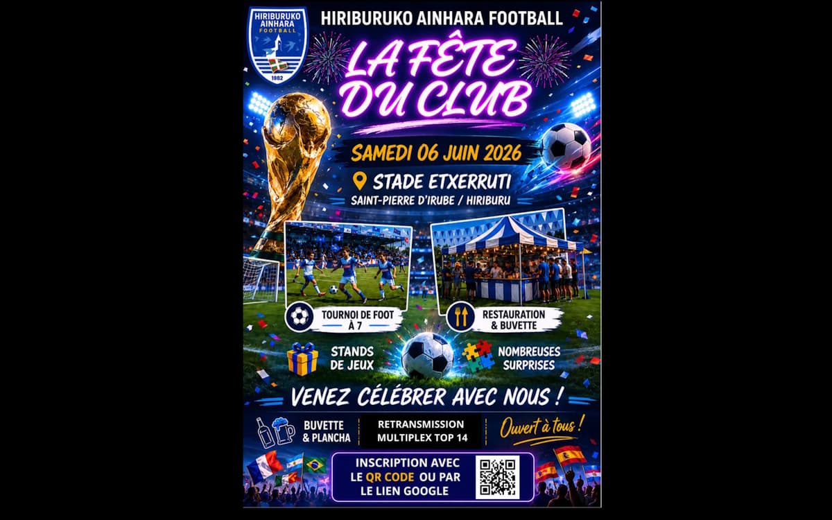 Illustration de l'événement : Fête du Club Hiriburuko Ainhara Football