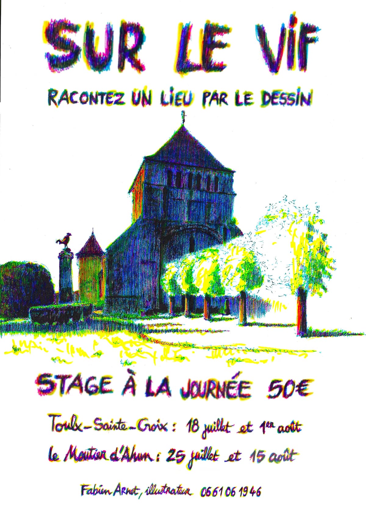 Illustration de l'événement : Stage de dessin sur le vif - Urban sketching