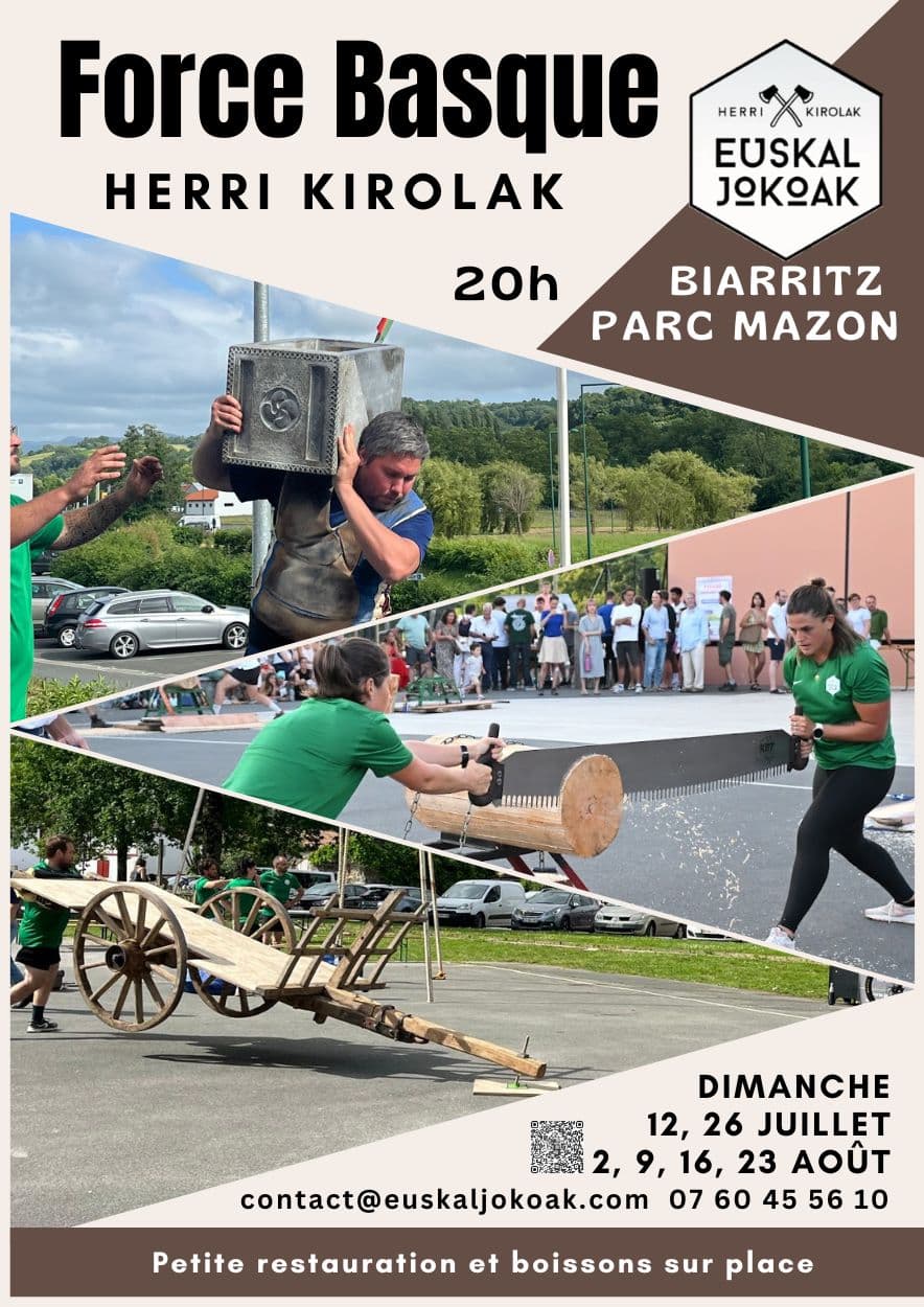 Illustration de l'événement : Spectacle participatif de Force basque - Herri Kirolak