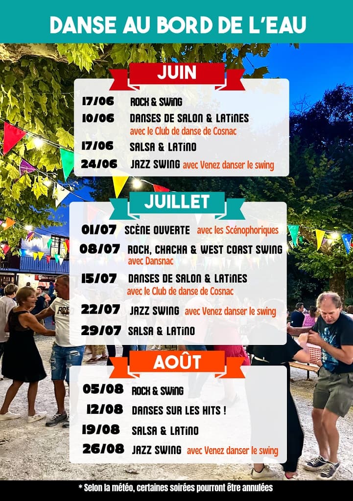 Illustration de l'événement : Cartouche & Cravate : soirée danse au bord de l'eau