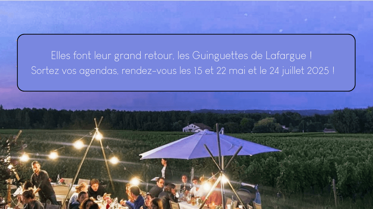 Illustration de l'événement : Les Guinguettes de Lafargue !