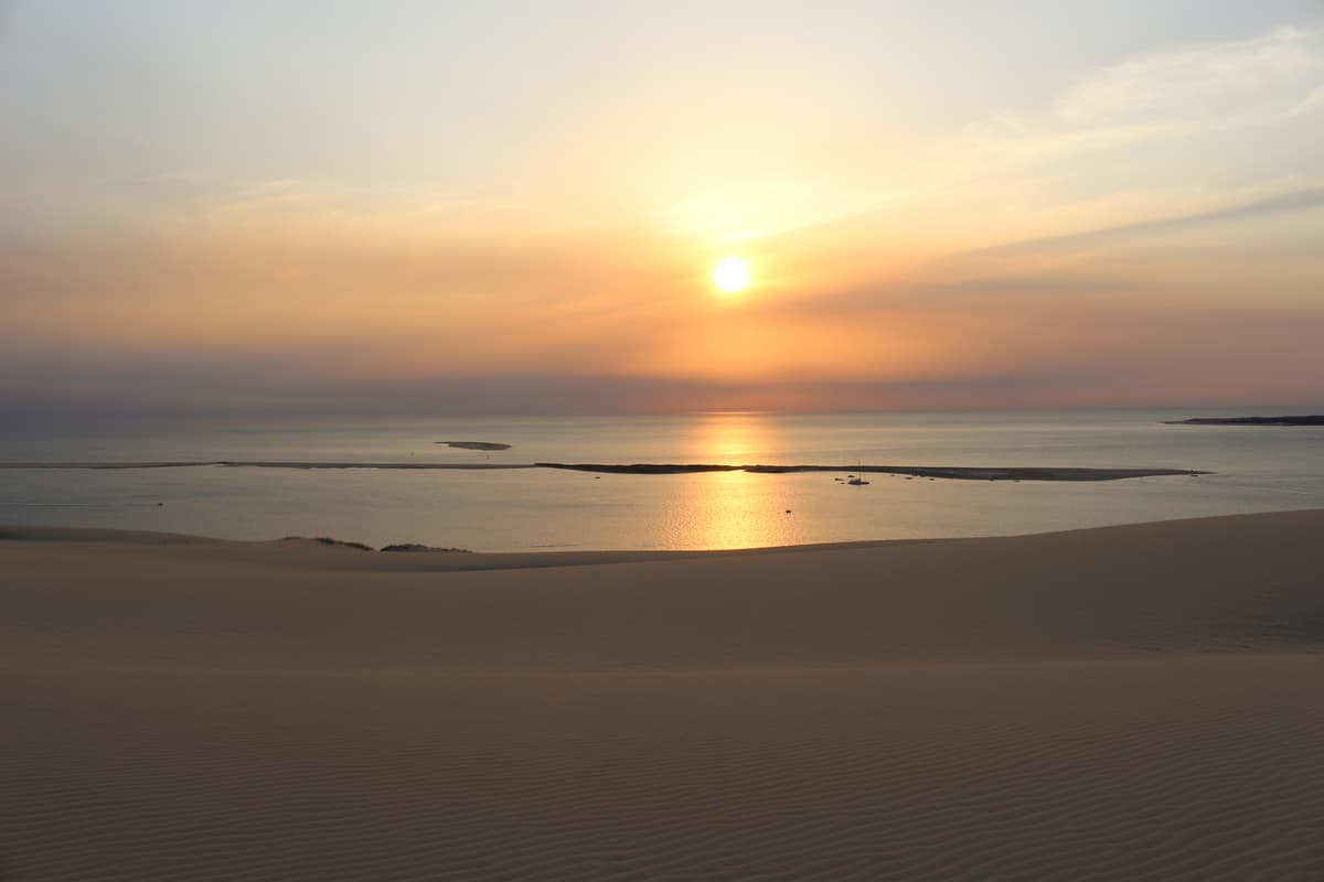 Illustration de l'événement : Balade commentée de la Dune du Pilat au coucher du soleil