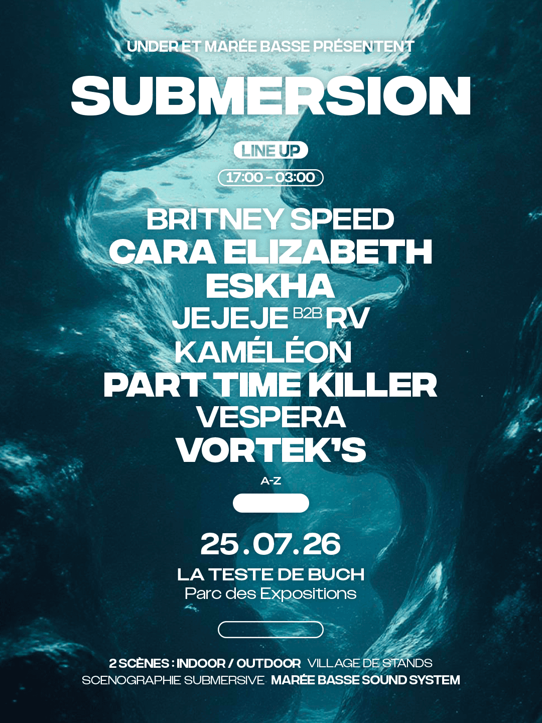 Illustration de l'événement : UNDER EVENTS x MARÉE BASSE