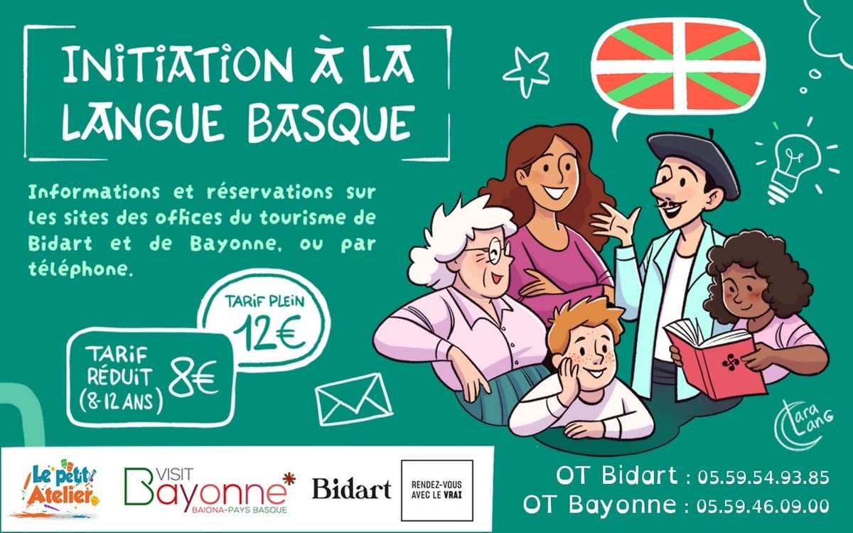 Illustration de l'événement : Initiation à la langue basque à l'Office de Tourisme de Bayonne