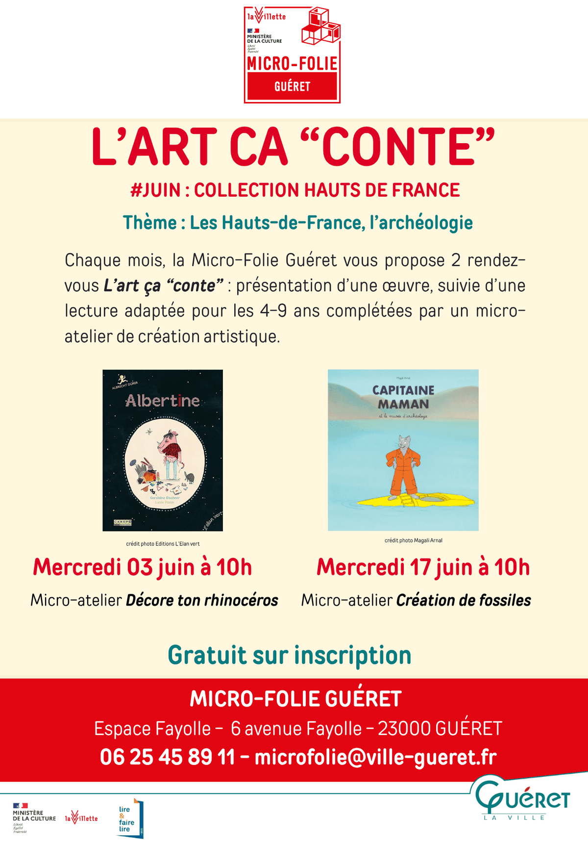 Illustration de l'événement : L'art ça conte Capitaine maman et le musée d'archéologie