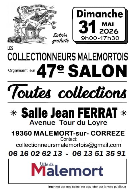Illustration de l'événement : 47ème Salon des Collectionneurs Malemortois