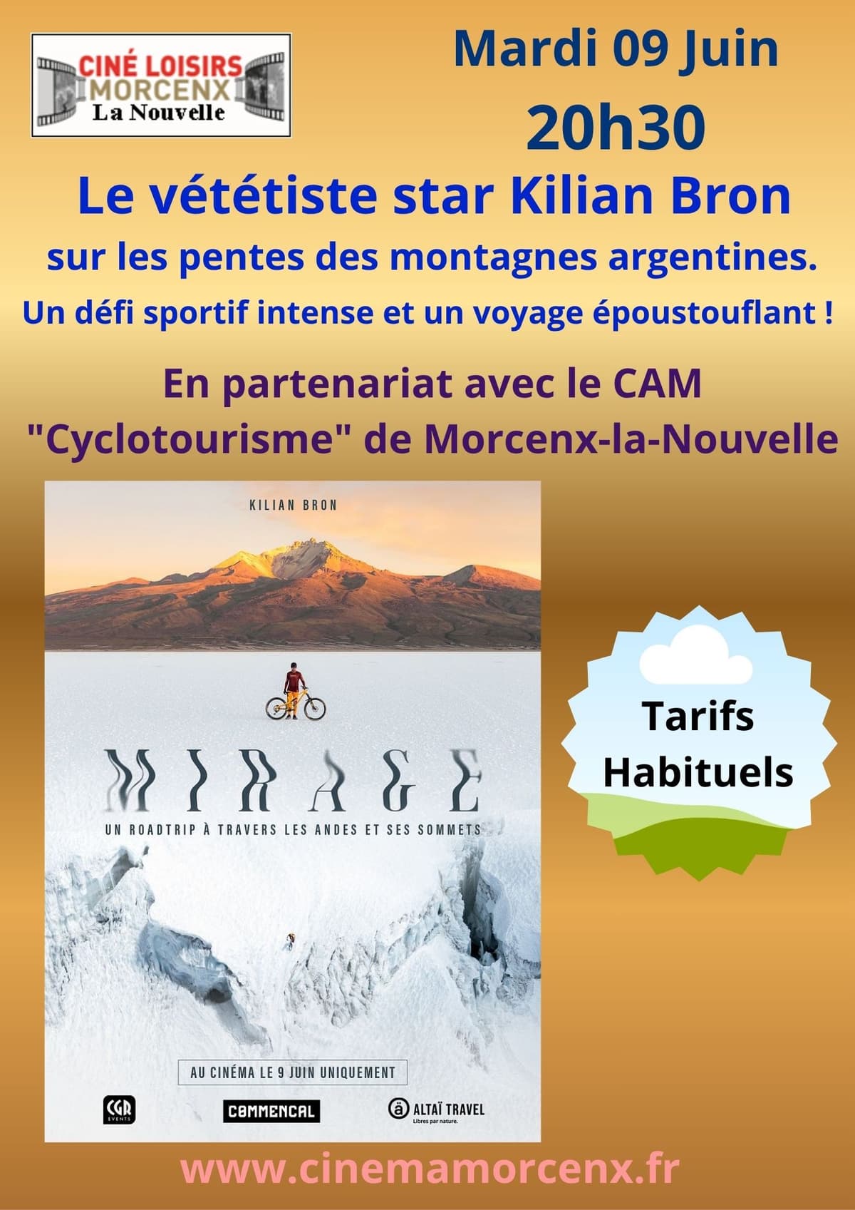 Illustration de l'événement : Kilian Bron "Mirage"