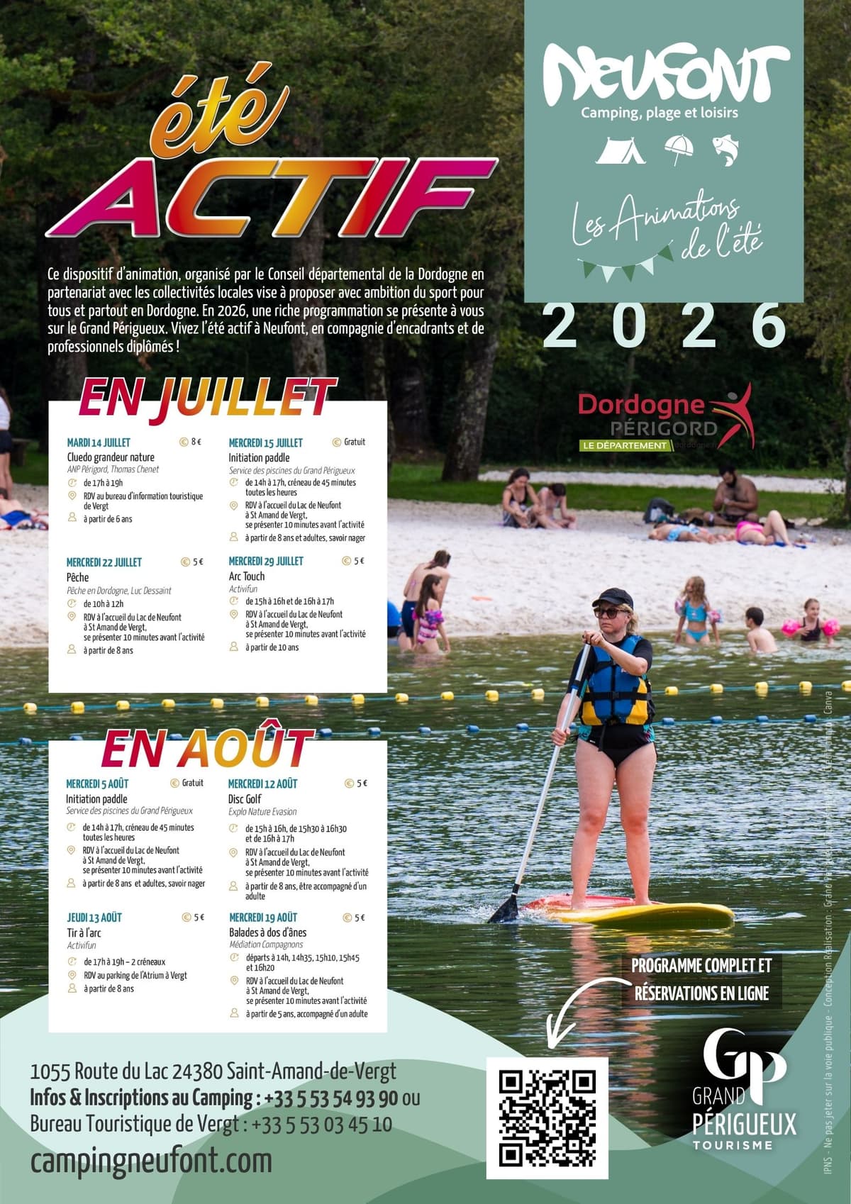 Illustration de l'événement : Été actif : Initiation Paddle