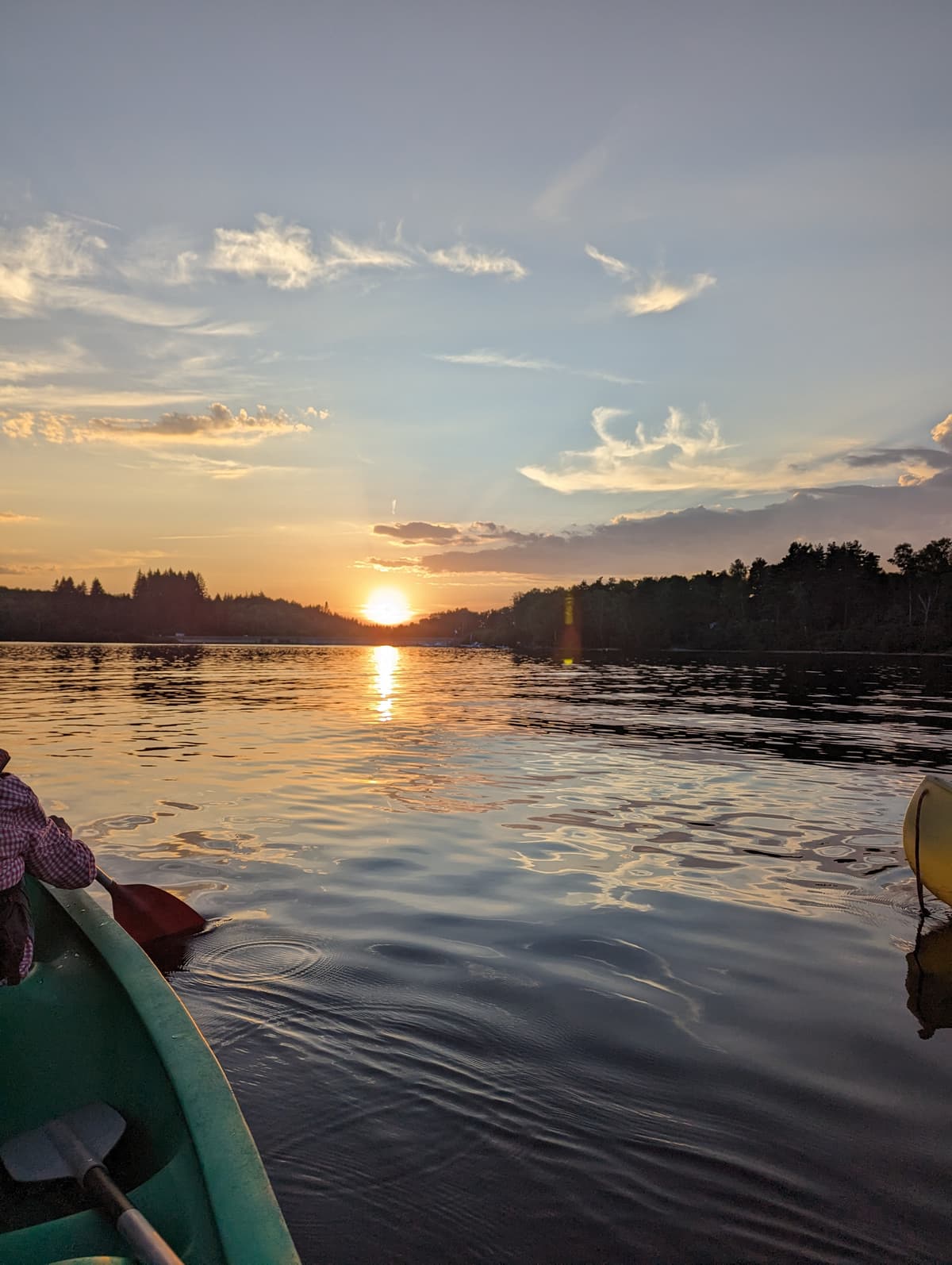 Illustration de l'événement : Canoë coucher de soleil Auphelle