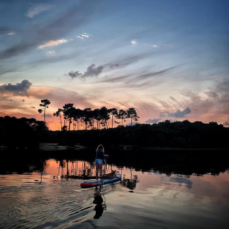Illustration de l'événement : Paddle sur le lac au coucher du soleil