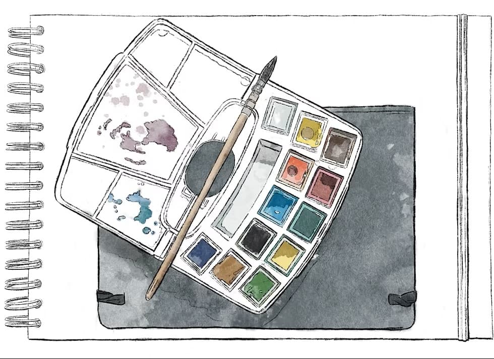 Illustration de l'événement : Le musée artistique : le rallye aquarelle