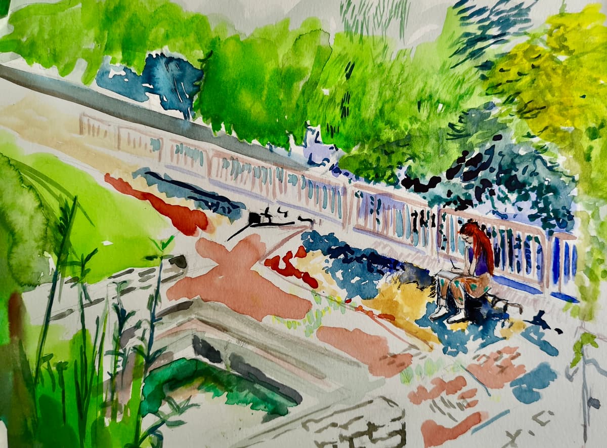 Illustration de l'événement : Sortie dessin au Bois de Ste Pezenne à Niort