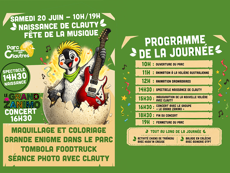Illustration de l'événement : Fête de la musique et naissance de Clauty