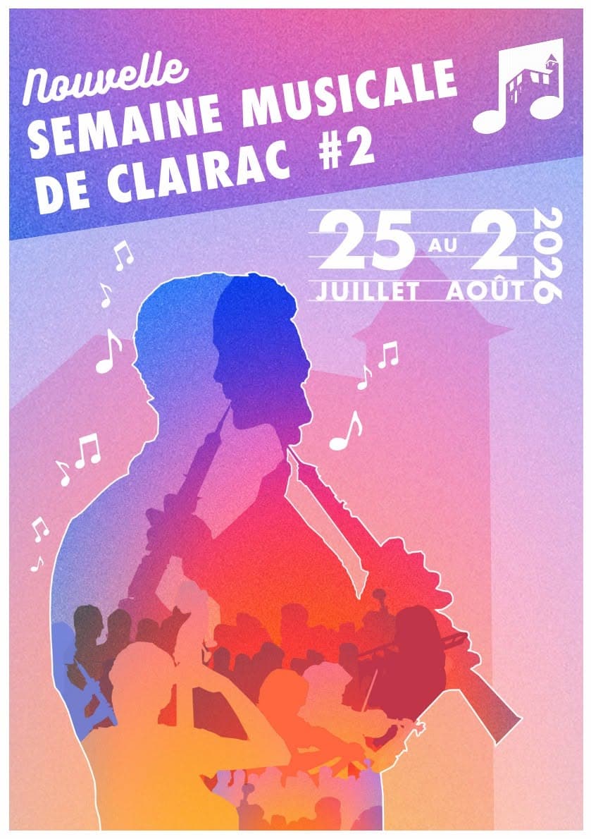 Illustration de l'événement : Nouvelle semaine musicale de Clairac - Tonneins