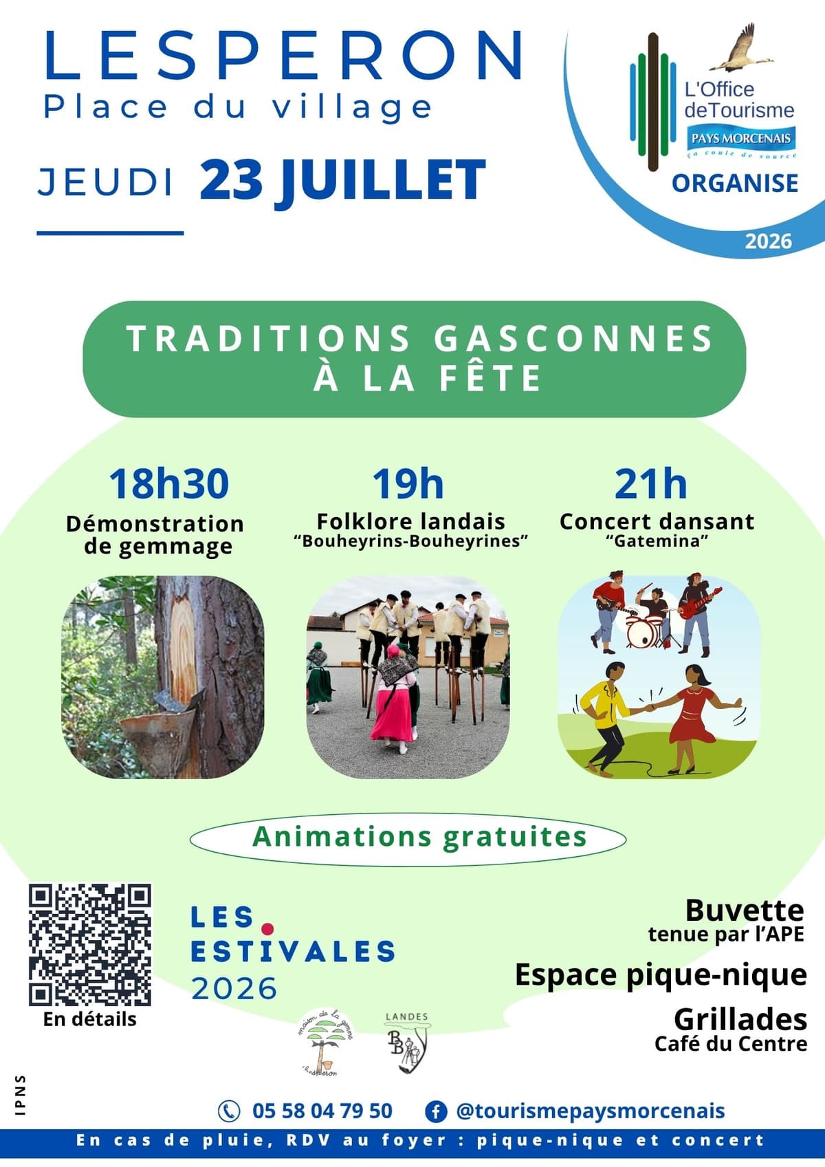 Illustration de l'événement : Estivale en Pays Morcenais, "Traditions gasconnes à la fête"
