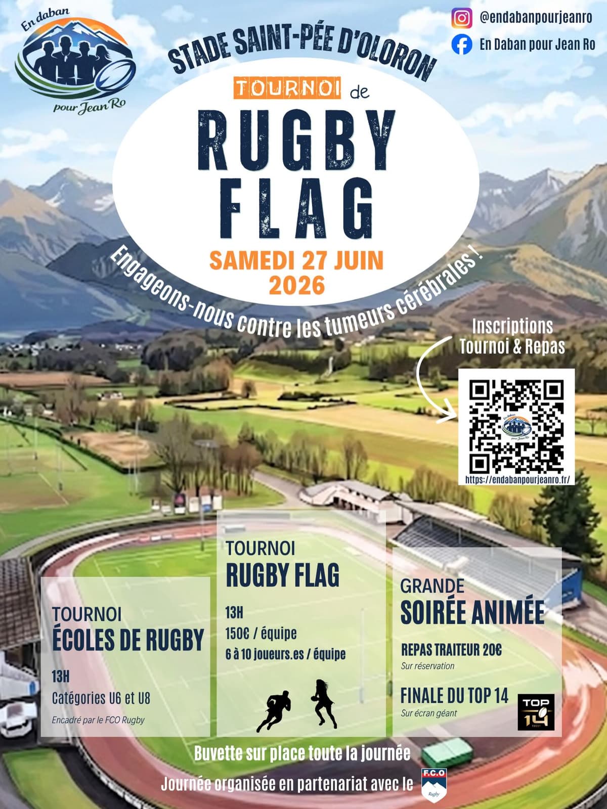 Illustration de l'événement : Tournoi de rugby flag
