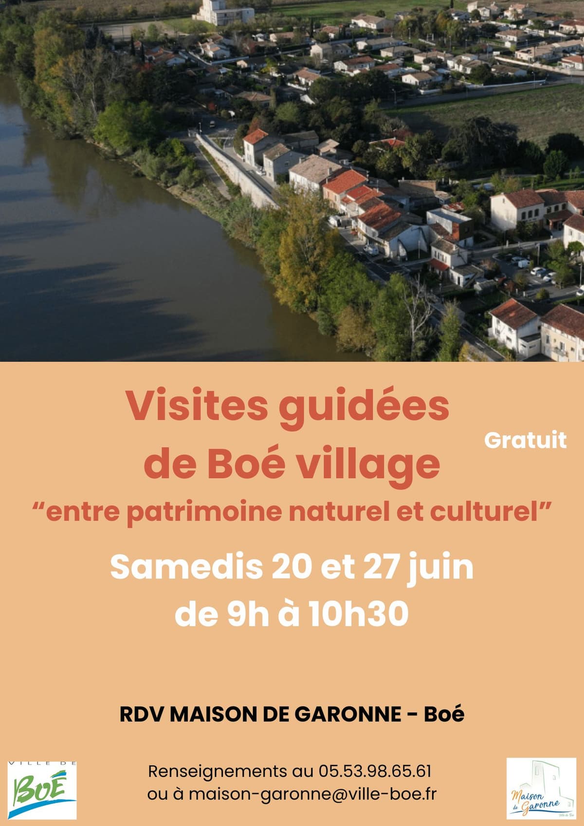 Illustration de l'événement : Visite guidée de Boé village