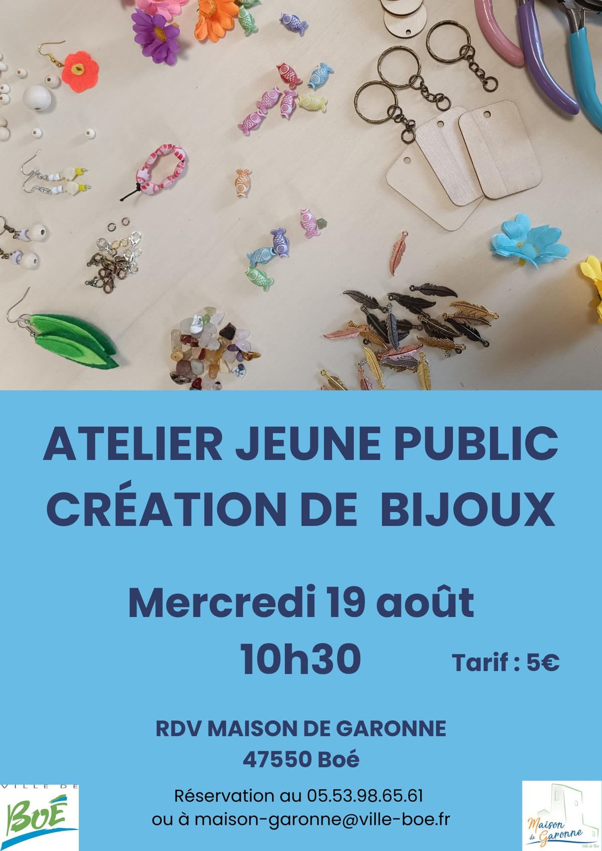 Illustration de l'événement : Atelier "bijoux nature"