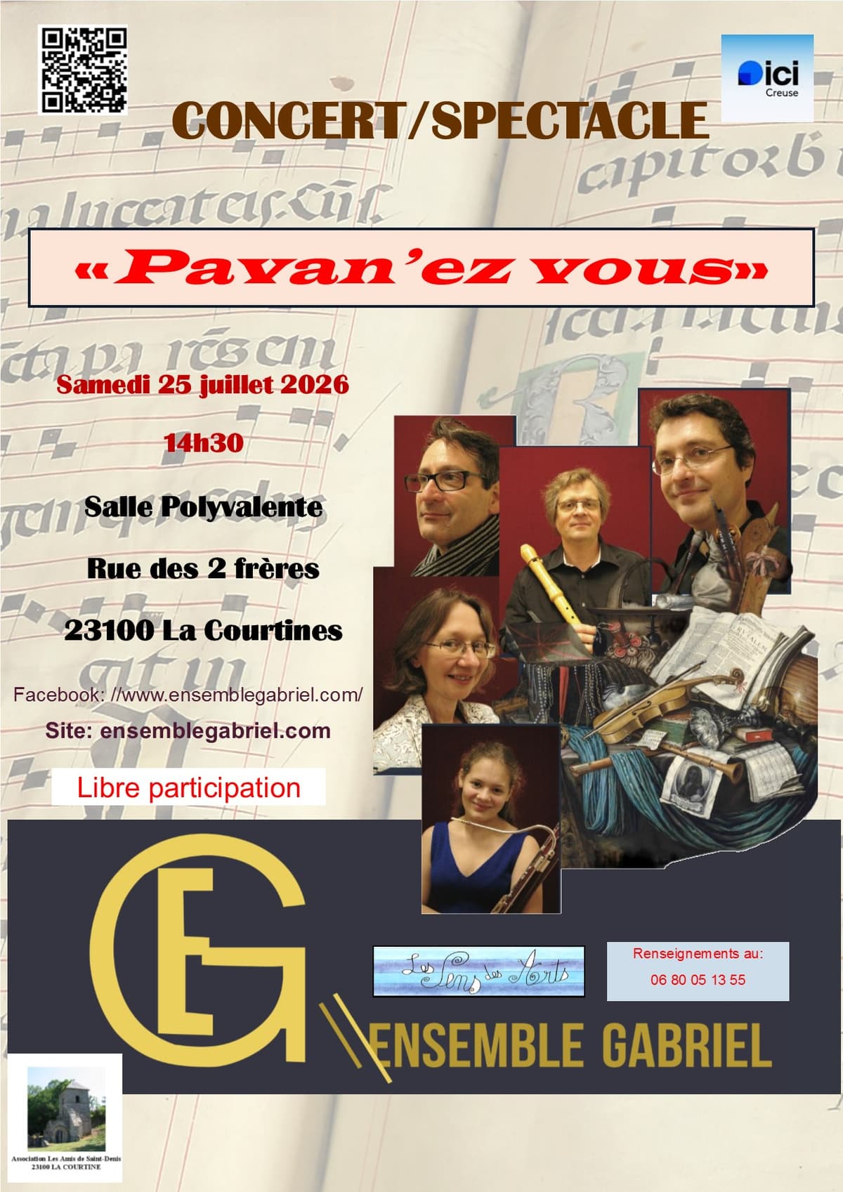 Illustration de l'événement : Concert spectacle "Pavan'ez vous"