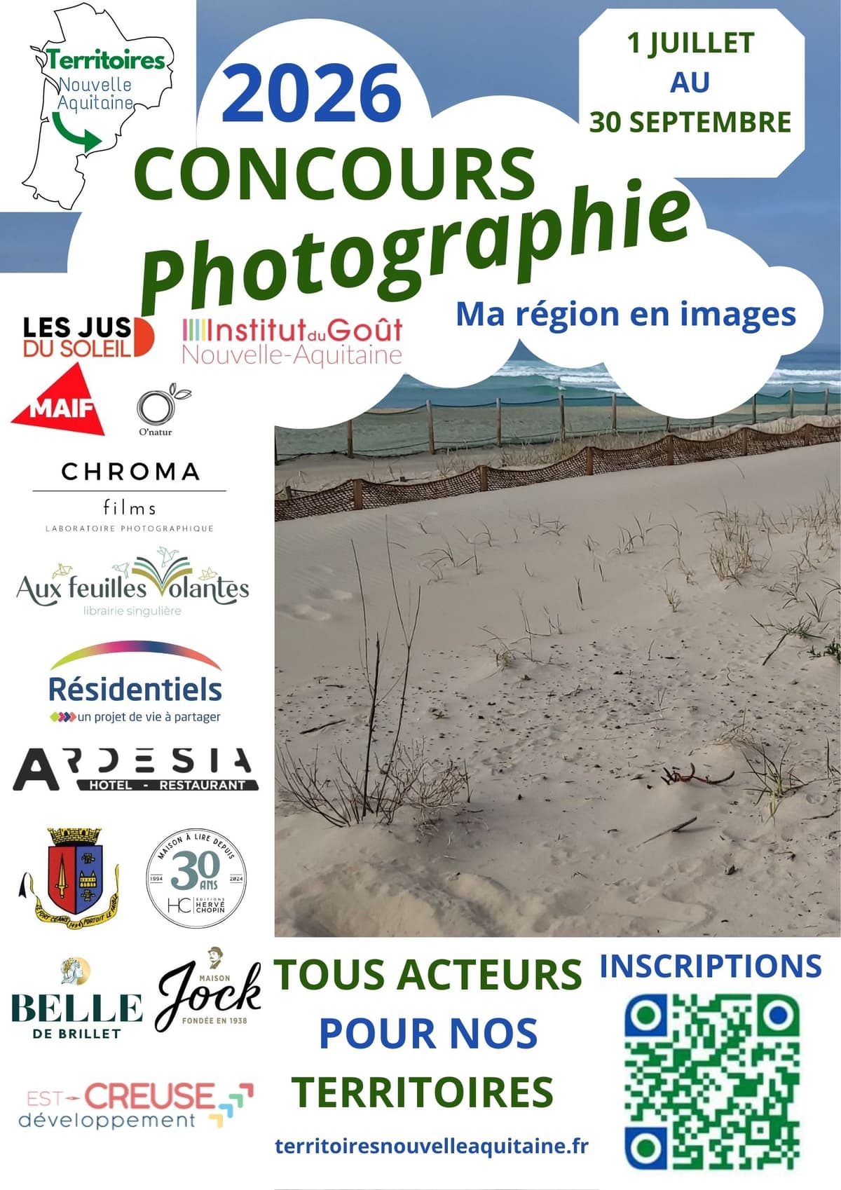 Illustration de l'événement : Grand concours photo régional " MA REGION EN IMAGES 2026" du 1 juillet au 30 Septembre 2026.