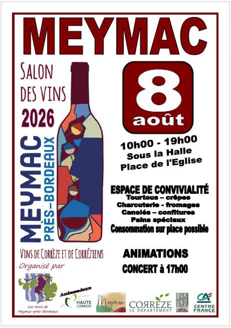 Illustration de l'événement : 4ème salon des vins de Meymac près Bordeaux