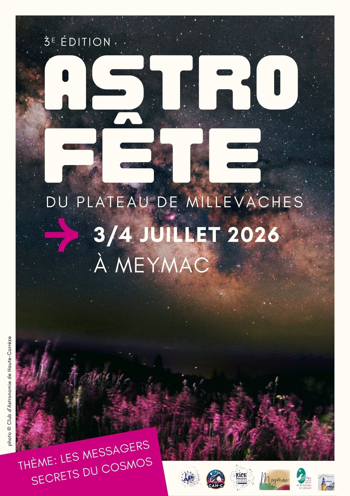 Illustration de l'événement : L'Astrofête du Plateau de Millevaches à Meymac