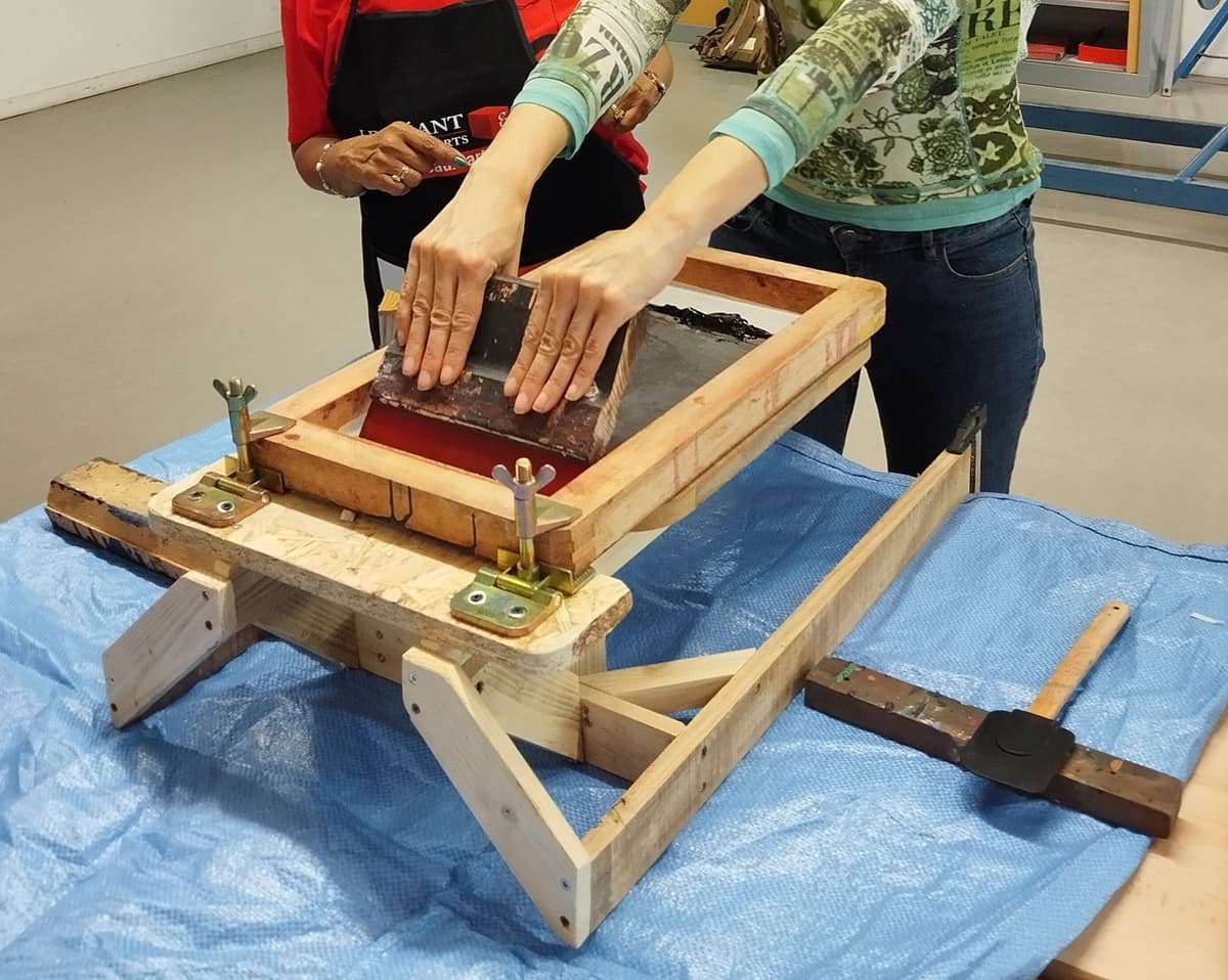 Illustration de l'événement : Atelier sérigraphie sur textile et papier