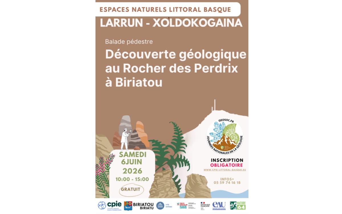 Illustration de l'événement : Découverte géologique Au Rocher des Perdrix